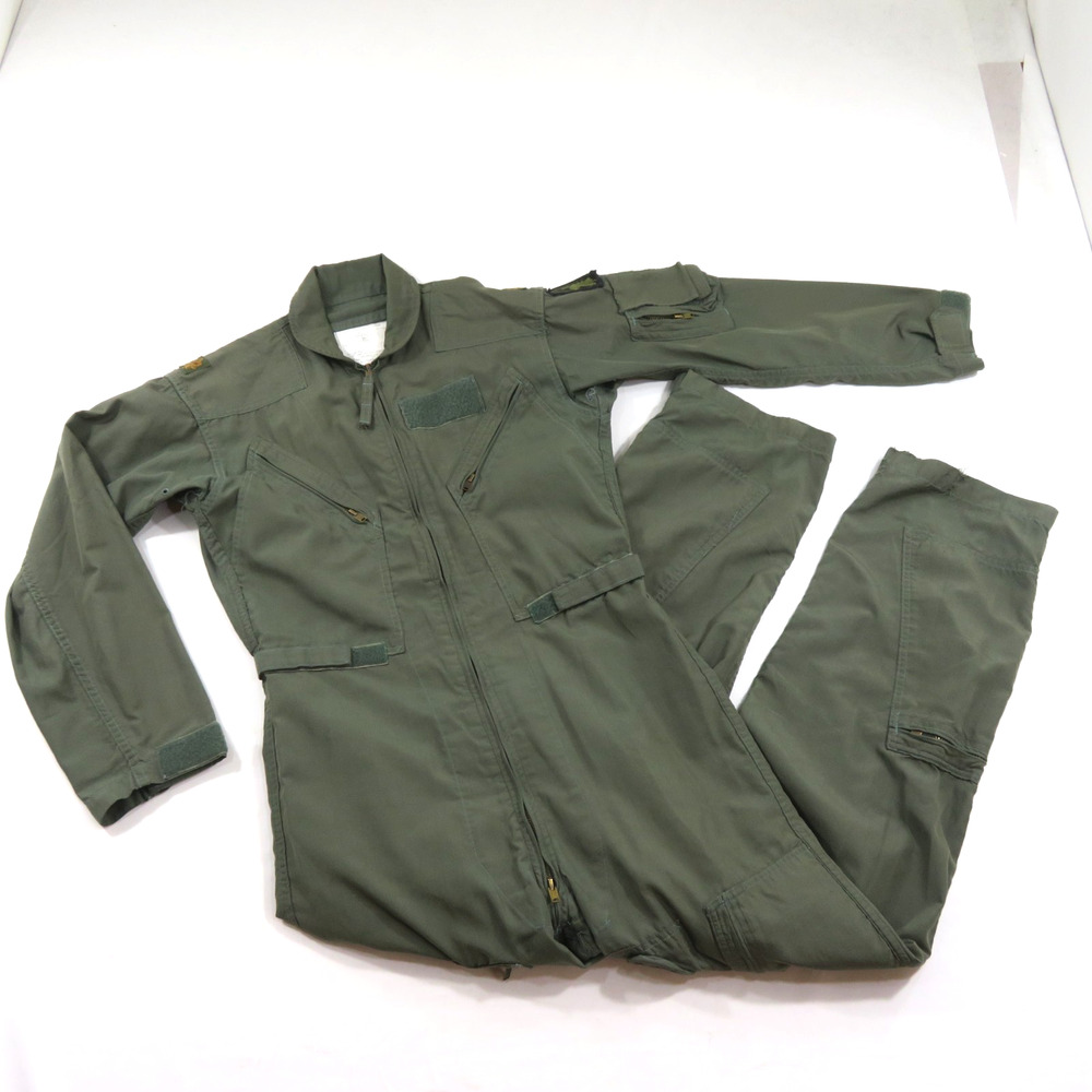 Coveralls Flyers Summer Fire Resistant Green Size 38L 1980s